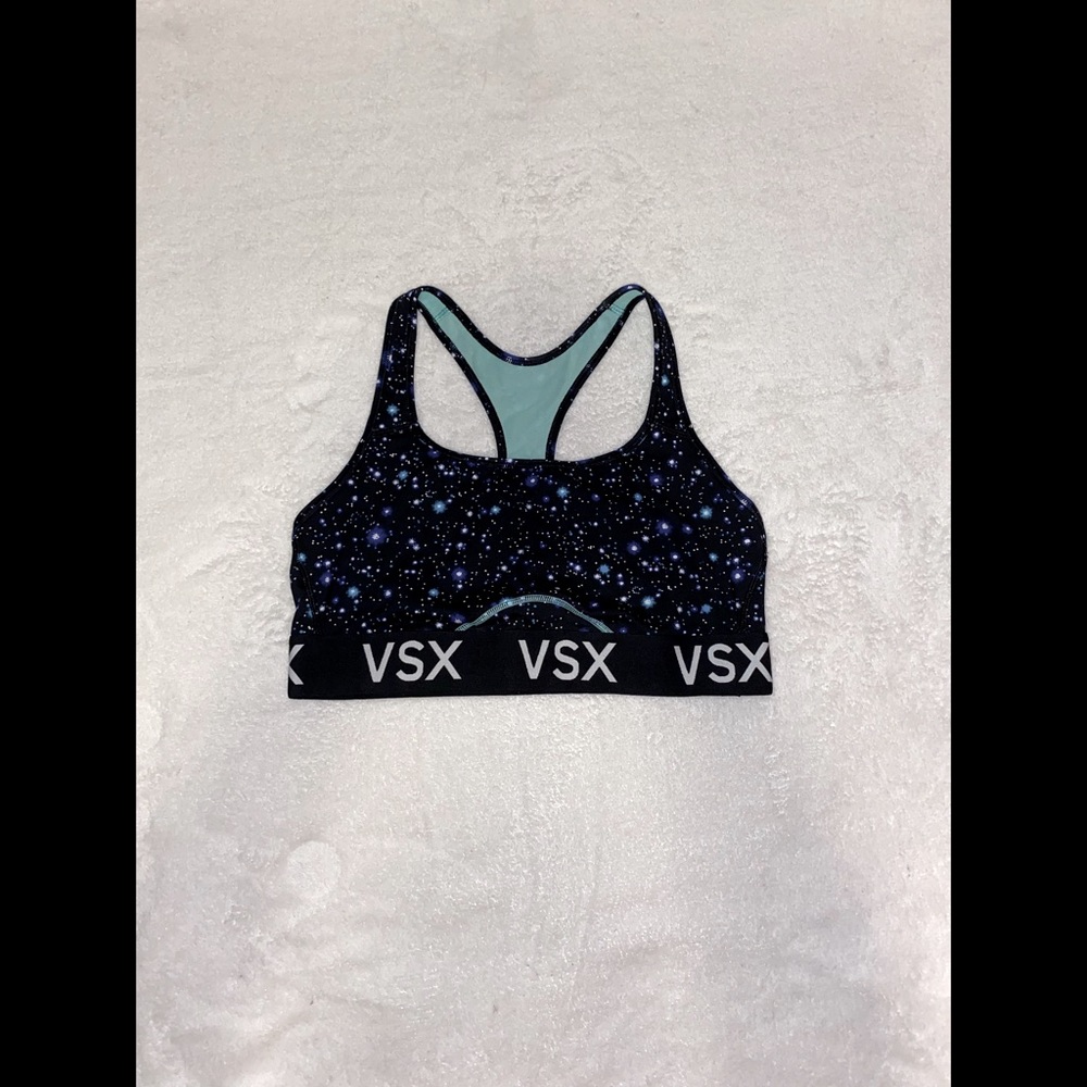 Victoria’s Secret sports bra galaxy print